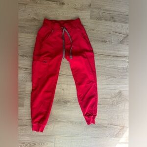 Figs Red Zamora Joggers